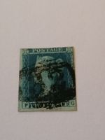 Two pence blue 1841, Platte 4