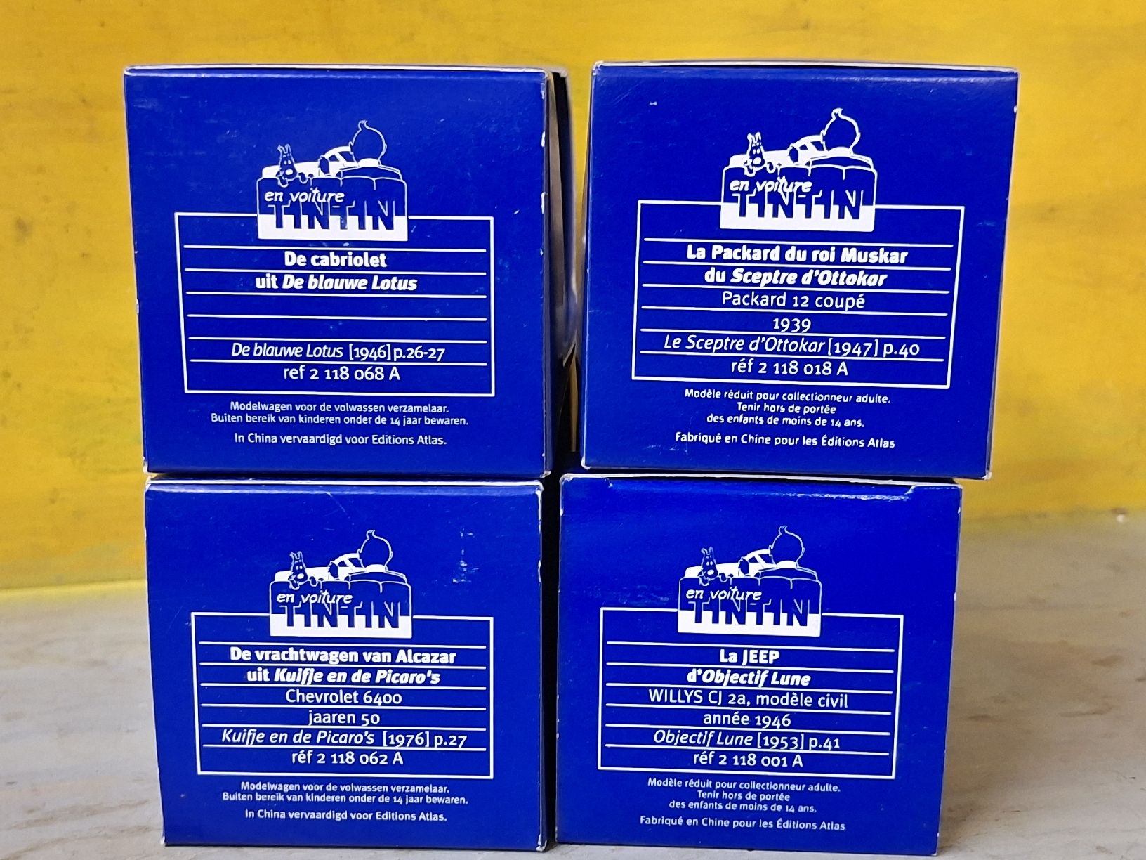 Modellautos: 4 voitures collection Tintin  – Neu (gemäss Beschreibung) aus Monthey von Jmbois 3