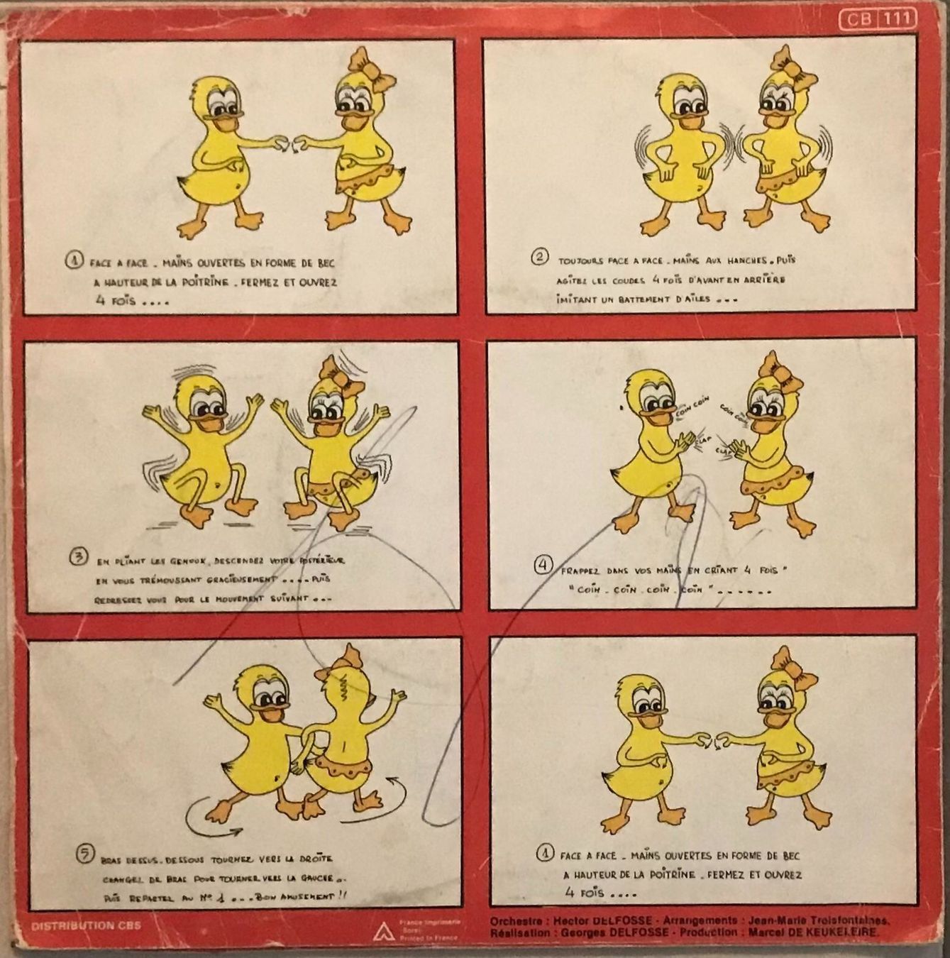 Dischi in vinile: J. J. LIONEL - LA DANSE DES CANARDS – Usato da Bussigny venduto da vinyl-pas-cher 1
