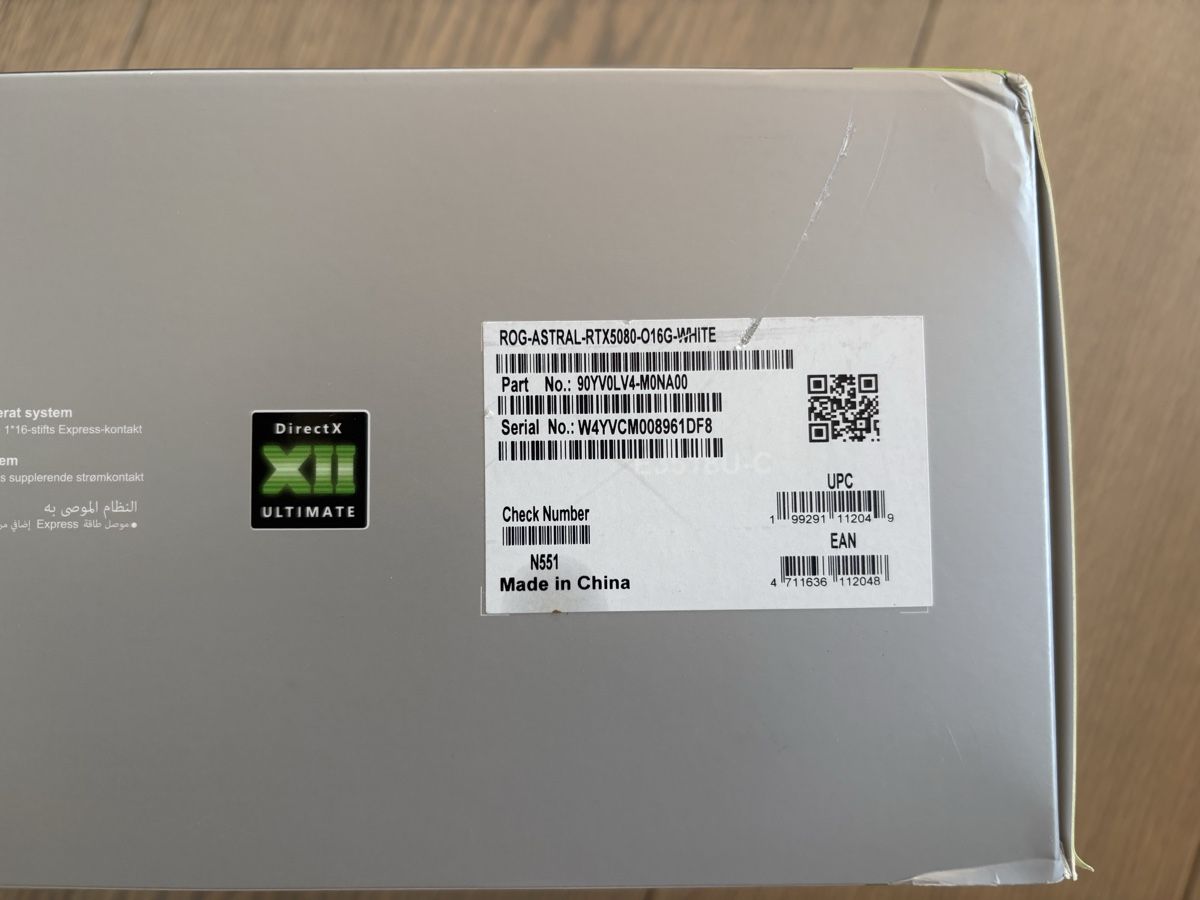 Asus Cartes graphiques: ASUS ROG Astral GeForce RTX 5080 White OC – Neuf avec emballage d'origine à Zumikon par Kilu75 4