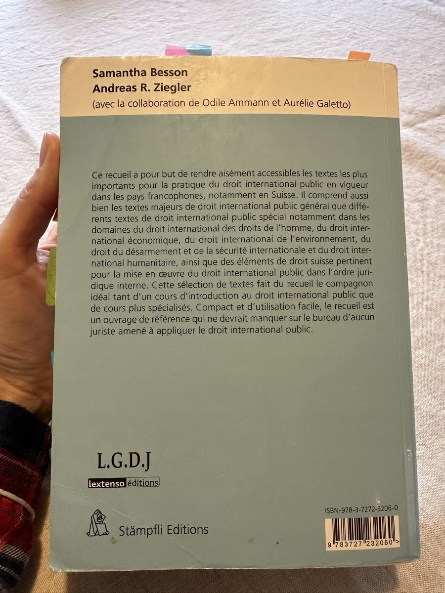 Libri: Traités internationaux Ziegler Besson 2016 – Usato da Les Bioux venduto da ann_g9bh 1