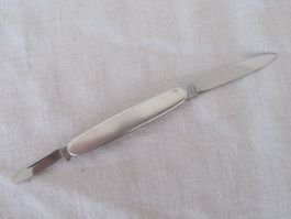 Taschenmesser 925 Silber 2 Klingen gebraucht