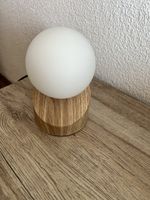 Lucide Tischlampe Holzoptik Kugeldach 220-240V 33W guter Zus