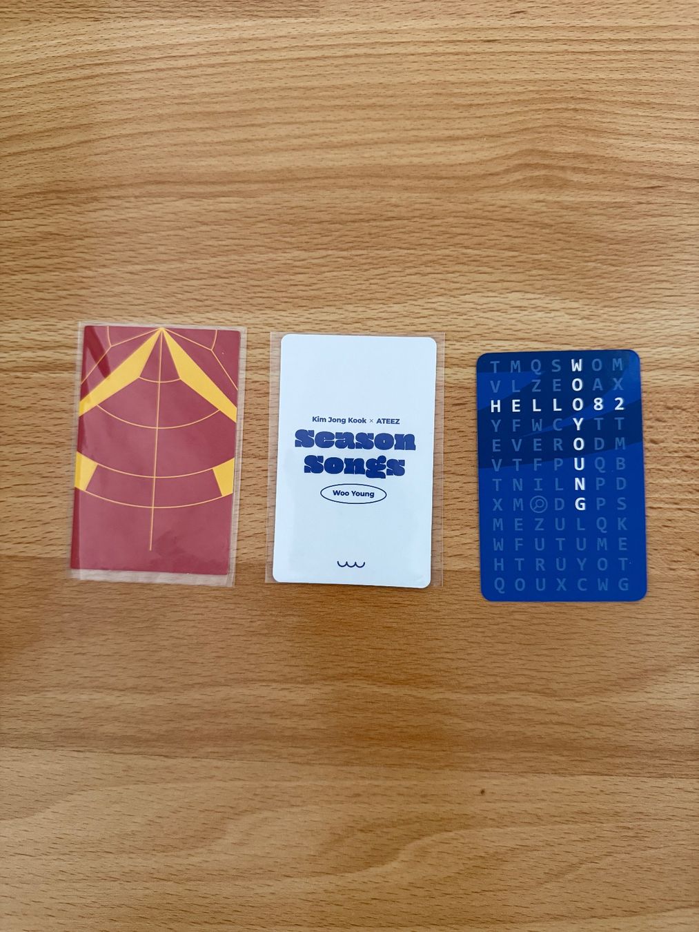 Carte collezionabili: Ateez Wooyoung Official PCs – Nuovo e nell'imballaggio originale da Treycovagnes venduto da crapusagi99 1