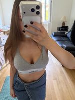 CALVIN KLEIN GREY BRALETTE