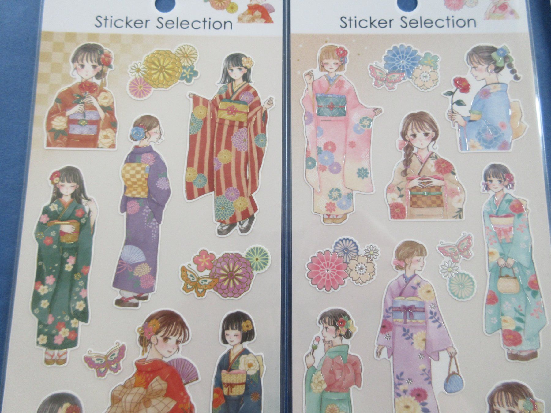 Sticker: Japanese Kimono Stickers! – Nuovo (secondo la descrizione) da Goldach venduto da mamakotzi 1