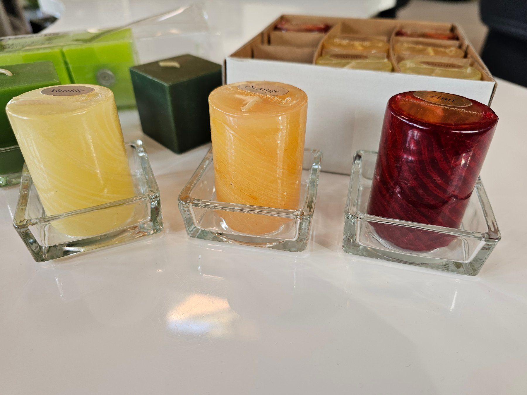 Candele: Kerzen - Set & 5 kleine Kerzenhalter – Nuovo (secondo la descrizione) da Einigen venduto da Pretorius66 2
