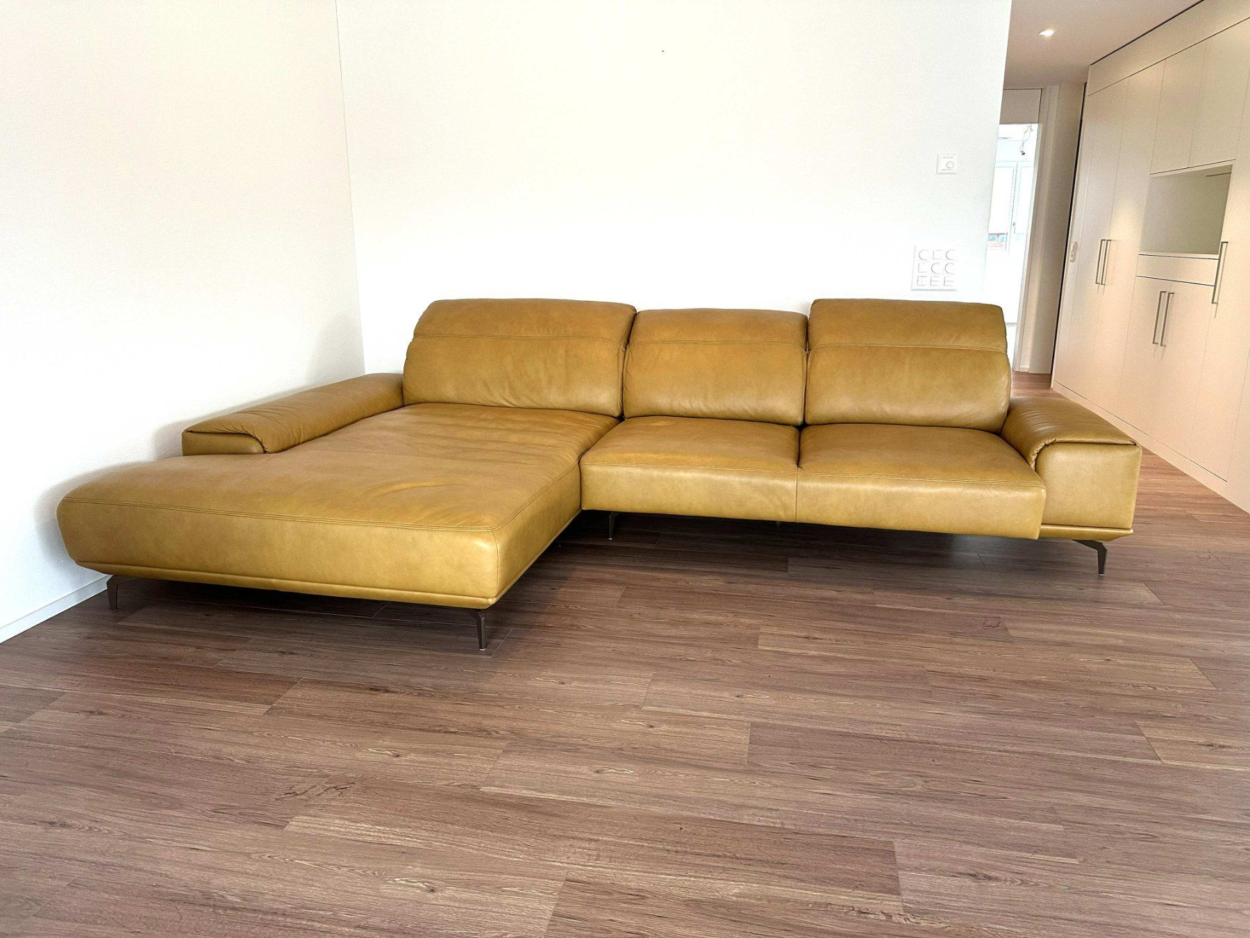 Musterring Sofas: Ecksofa Musterring Leder senfgelb – Neu (gemäss Beschreibung) aus Vaduz von Zao66 5