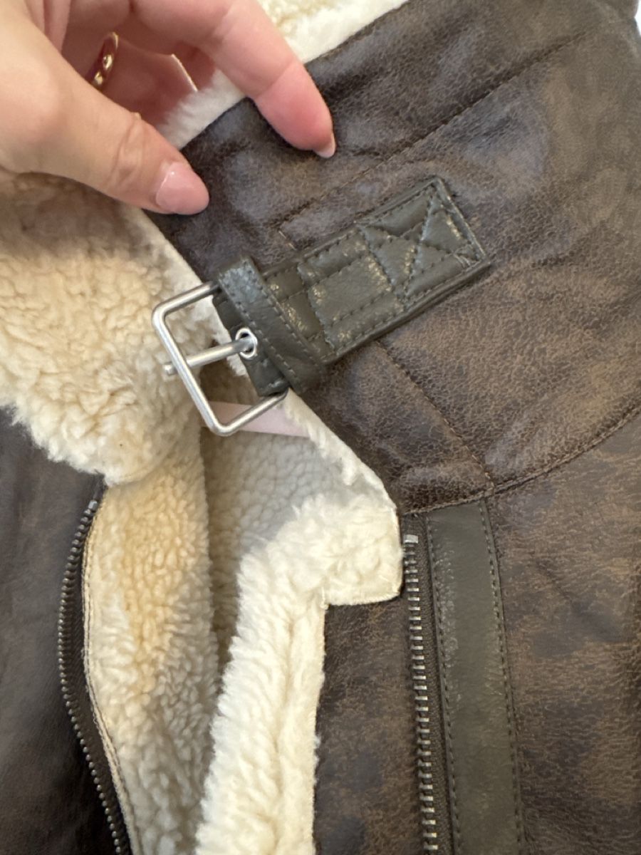 Gilets & Westen: Winter Faux Leather Vest Shearling Lining M - Warm! – Gebraucht aus Beringen von Edu-Nati 2