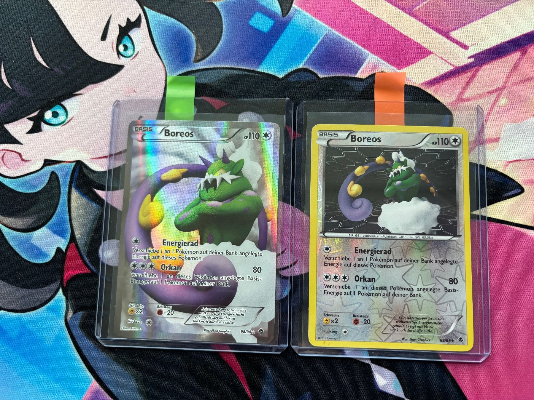 Pokémon Carte collezionabili: 2011 POKEMON Boreos Full Art 98 u. Reverse Holo 89 – Usato da Wilen (Sarnen) venduto da Seeungeheuer