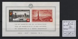 1942 Bundesfeierblock Nr. B19 mit Falz
