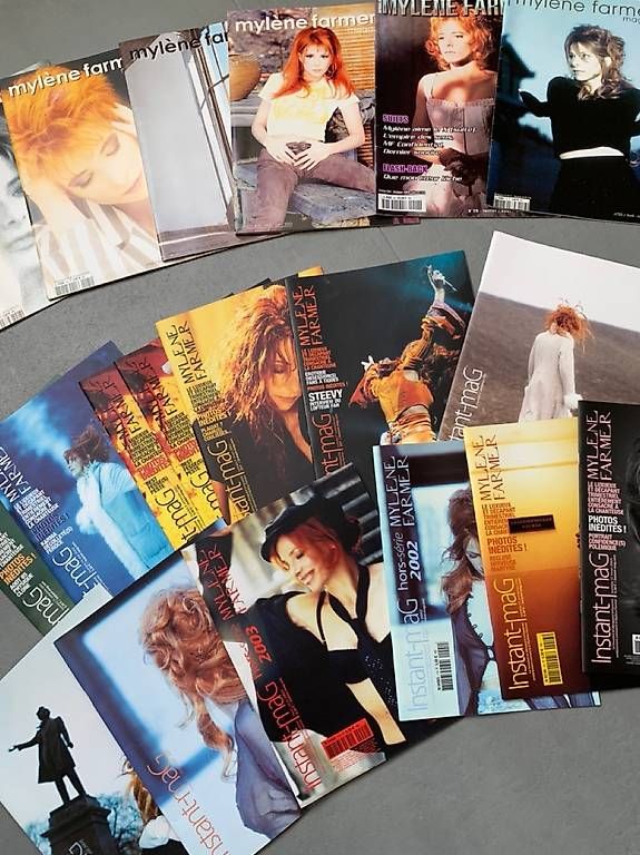 Zeitschriften & Magazine: Mylène Farmer - Lot de 18 magazines – Gebraucht aus Bern von lugigon