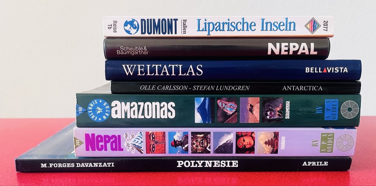 Bücher: 7 Reisebücher Bildbände Nepal Polynesien Amazonas – Gebraucht aus Wädenswil von Buddha8 9