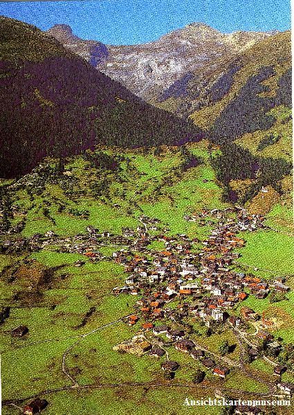 Cartoline postali: Brigels - Luftaufnahme + ca. 1990 – Usato da Emmenbrücke venduto da teestube