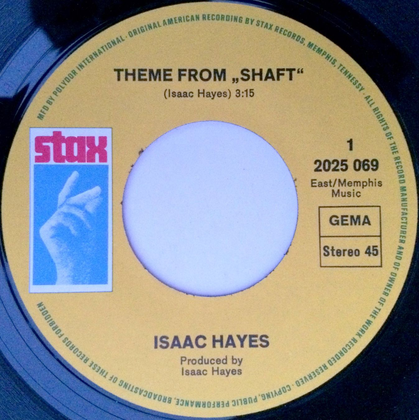 Schallplatten: ISAAC HAYES - THEME FROM "SHAFT" – Gebraucht aus Bottens von hotter-than-hell 2
