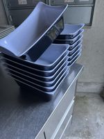 14 Melamin Schalen, Dalebrook, rechteckig,