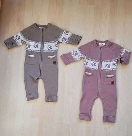 1x Merino Baby-Overall Grösse 68/74