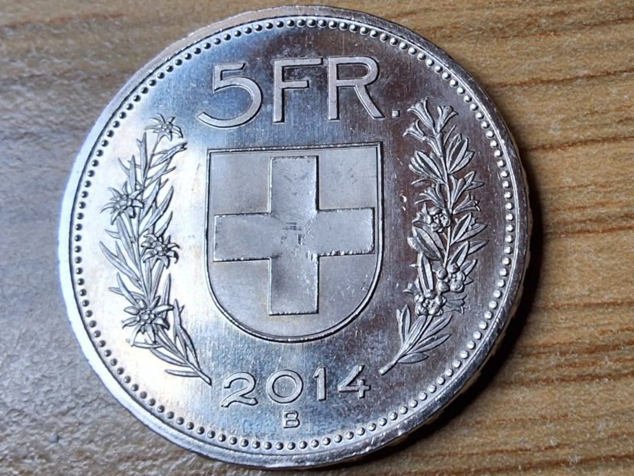 Tutti le monete: 5 Franken 2014 - fast unzirkuliert! – Usato da Münchenstein venduto da purbach1 8