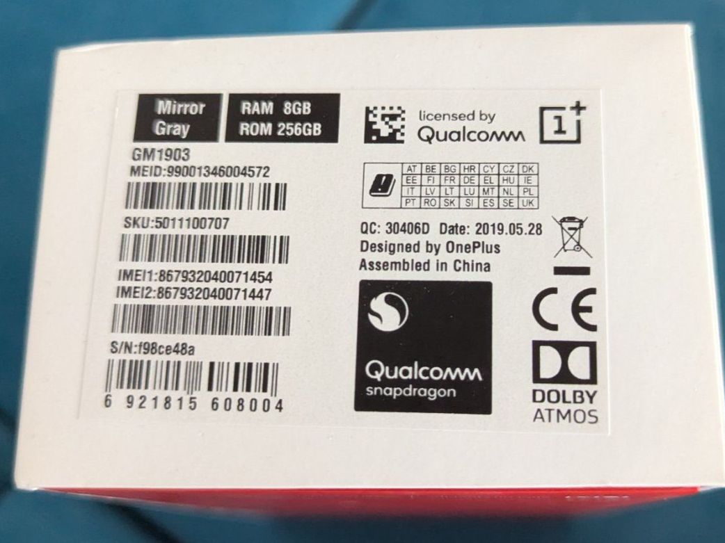 OnePlus Handys / Smartphones: OnePlus 7 mit Schachtel und Hülle – Gebraucht aus Samstagern von Gc8 2