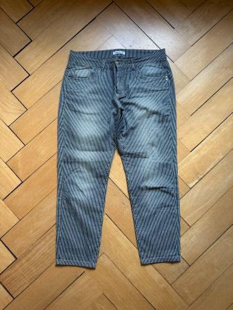 ANGELS - Jeanshose blau-weiss gestreift 40