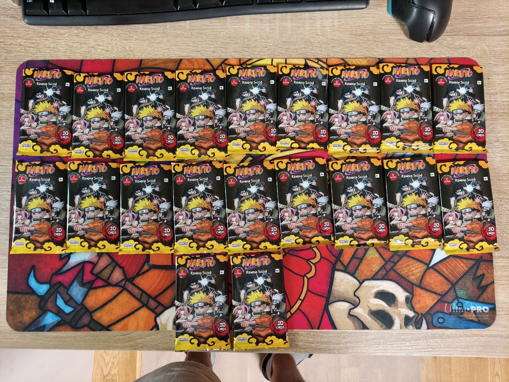Carte collezionabili: 20 x Opened complete Booster Naruto Mythos 1st edition ENG – Nuovo e nell'imballaggio originale da Seedorf BE venduto da Asuryan4
