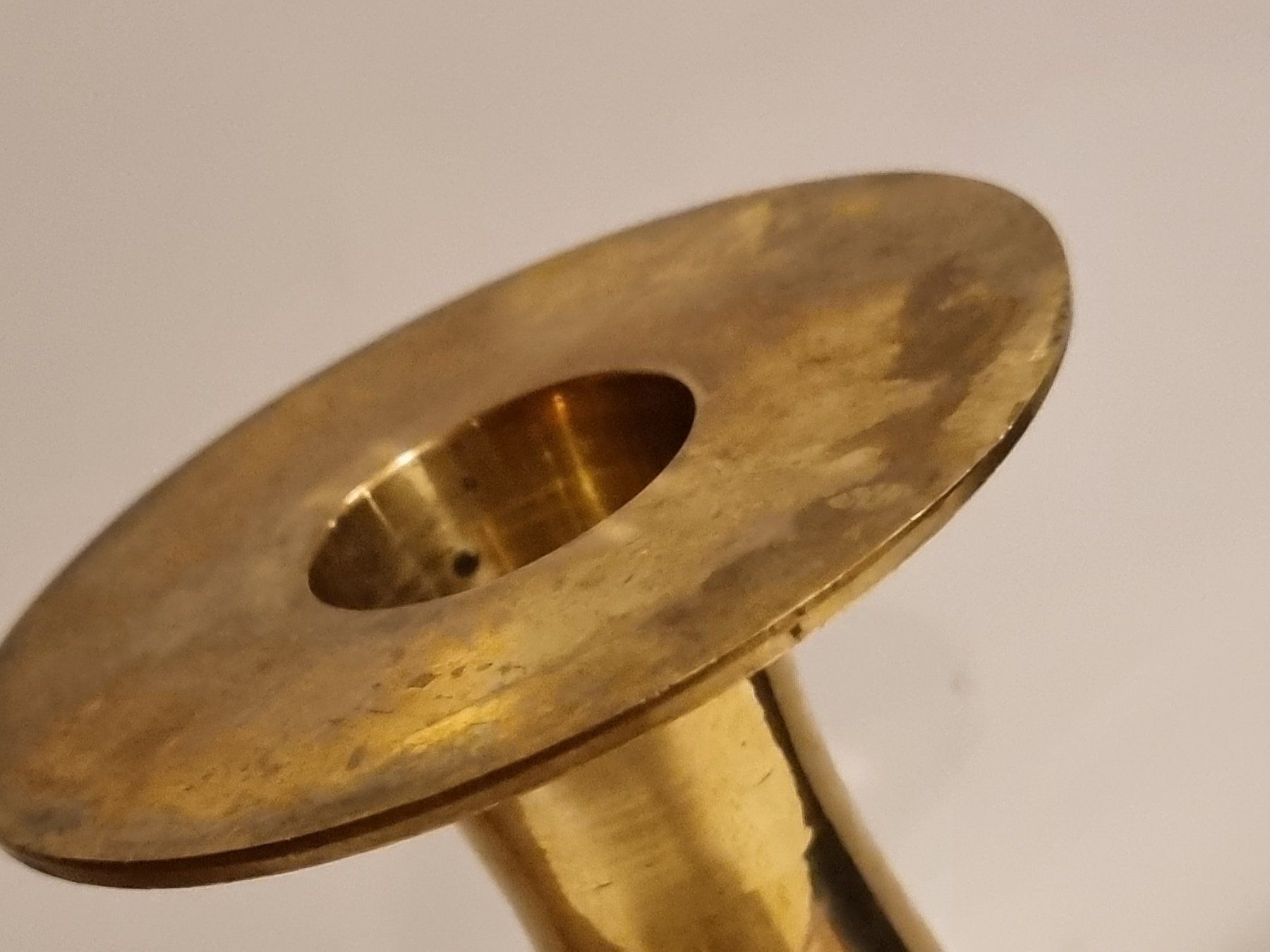 Portacandele: Messing Kerzenständer Vintage 11cm – Usato da Scharnachtal venduto da devin03 5