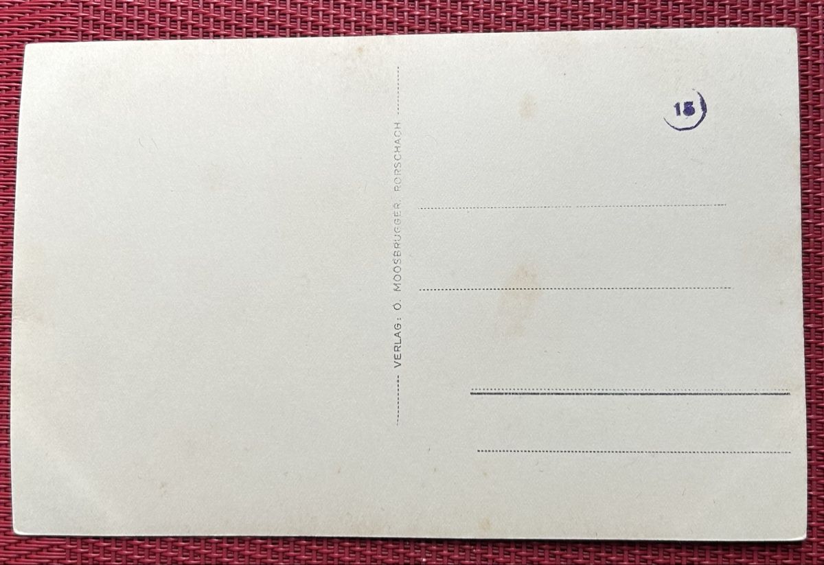 Cartoline postali: Fotokarte Rheineck  – Usato da Horw venduto da Tellbub 1