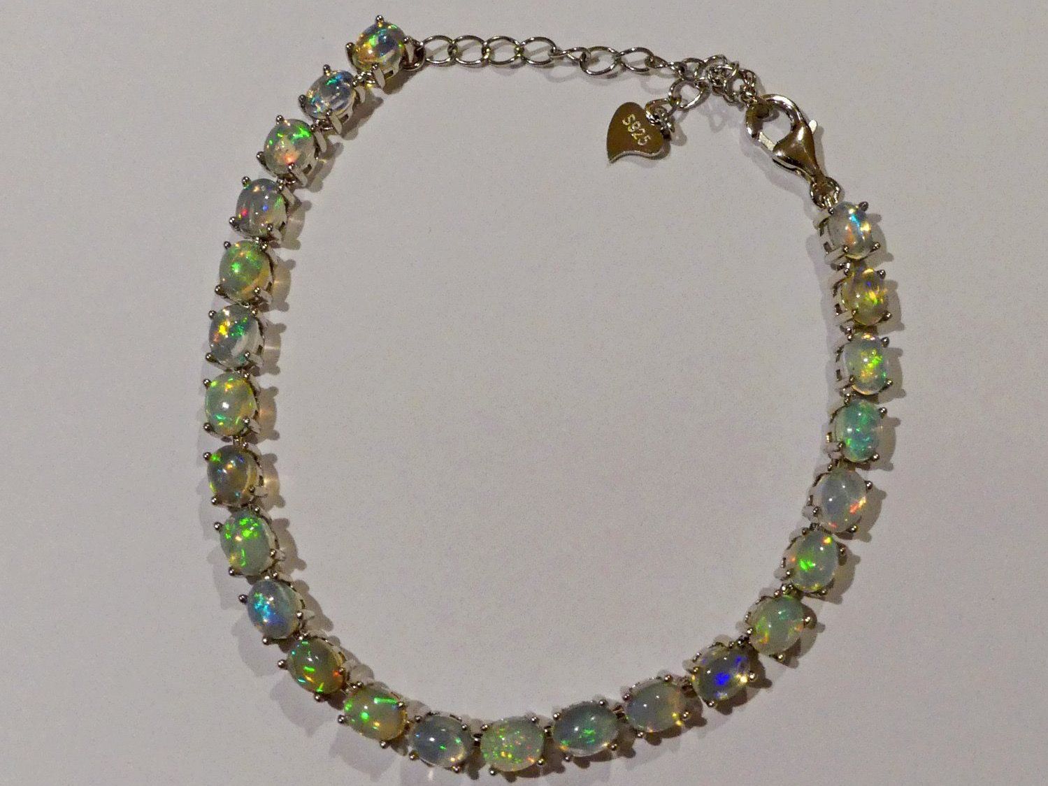 Bracciali & Braccialetti: Armband mit Kristall-Opalen – Nuovo e nell'imballaggio originale da Matten b. Interlaken venduto da kero71 4