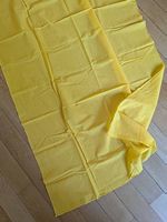 Stoff leicht 100% Baumwolle Sonnengelb 0.97 x 1.99 m - NEU