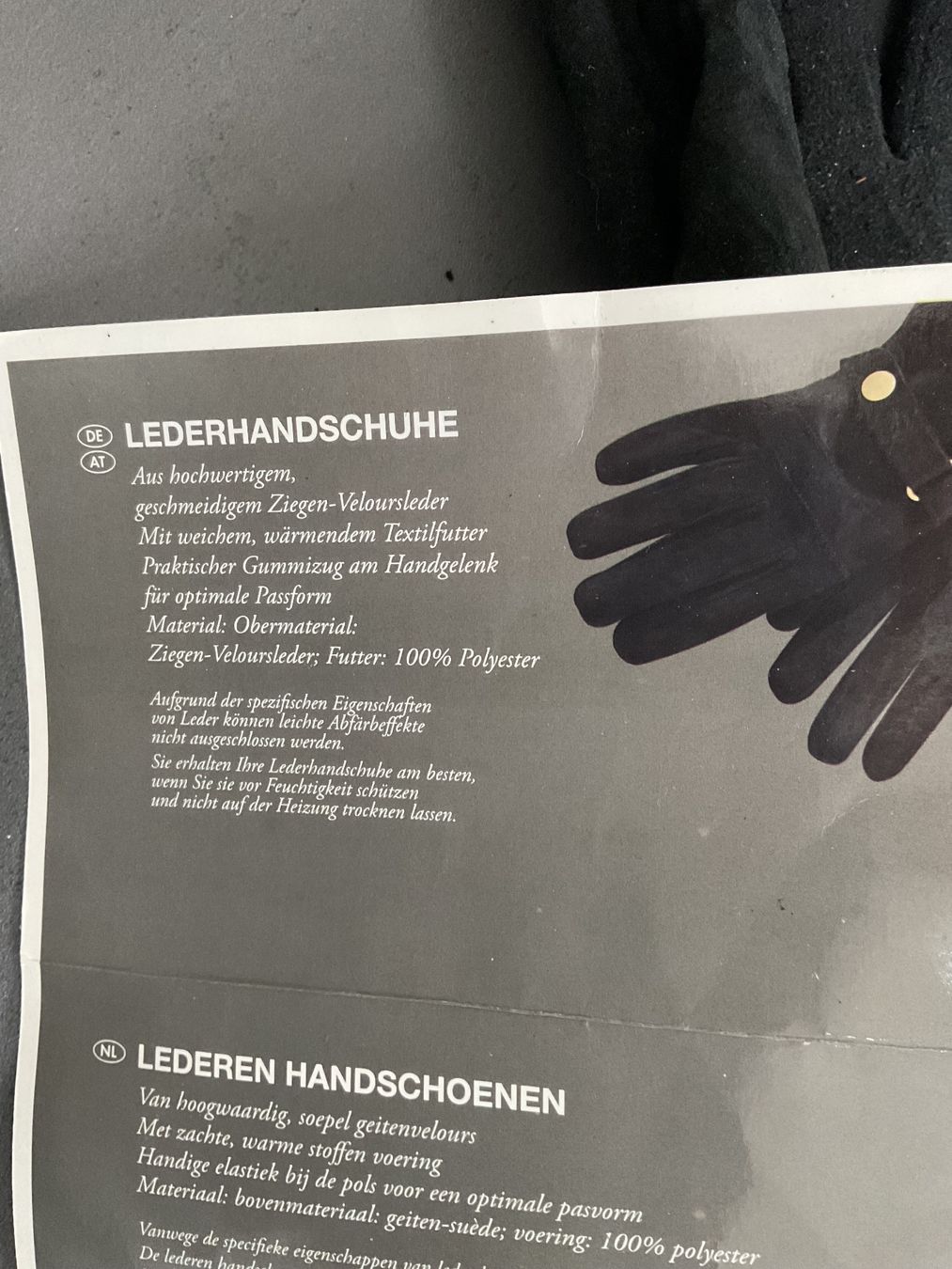 Guanti & manicotti: Schwarze Lederhandschuhe 8.5 – Nuovo e nell'imballaggio originale da Adliswil venduto da bei_2b57 3