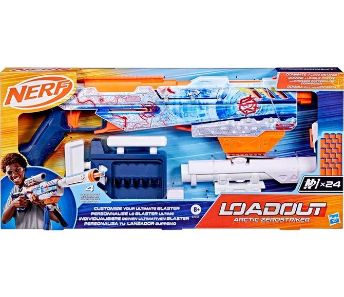 Nerf Giocattoli: Nerf Loadout Arctic Zerostriker 24 Darts N1 – Nuovo e nell'imballaggio originale da Oensingen venduto da Liquidations-Shop 1