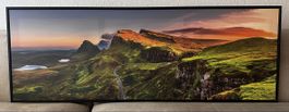Leinwandbild „Bergwelt“ 140x50x4 cm
