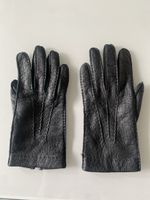 Gants en cuir noirs taille 7, parfaits pour l'hiver