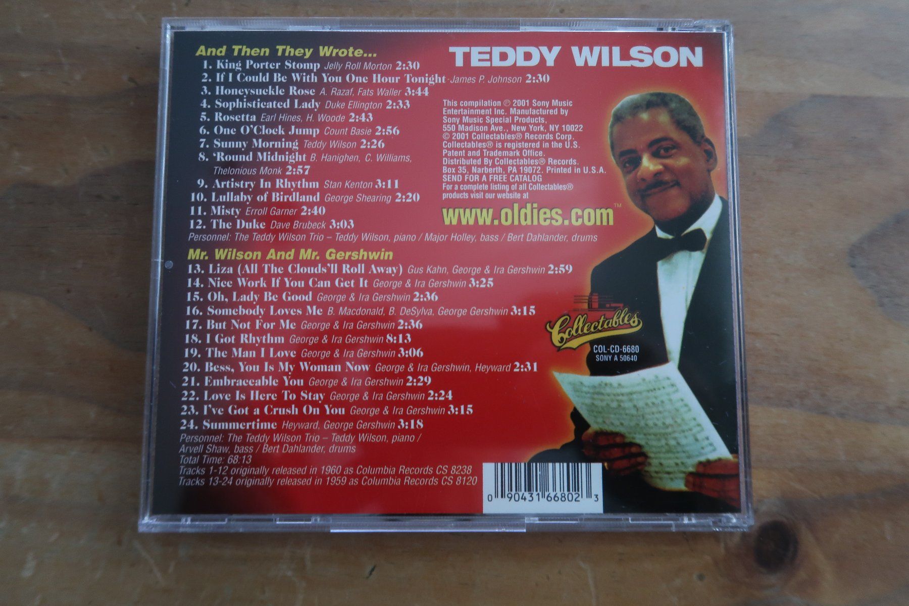 CDs: TEDDY WILSON - AND THEN THEY WROTE - MR. WILSON - CD – Gebraucht aus Basel von Patiscat 1