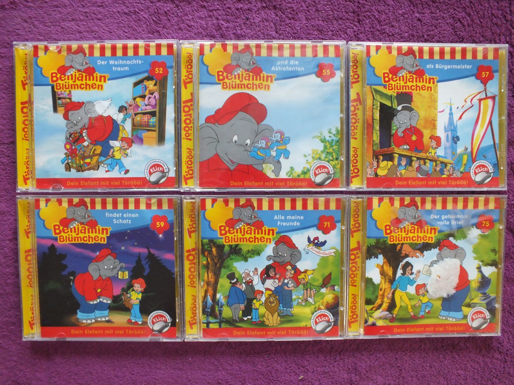 CDs: 6 - Benjamin Blümchen - Hörspiel - CD´s – Gebraucht aus Müllheim Dorf von Seeeule01