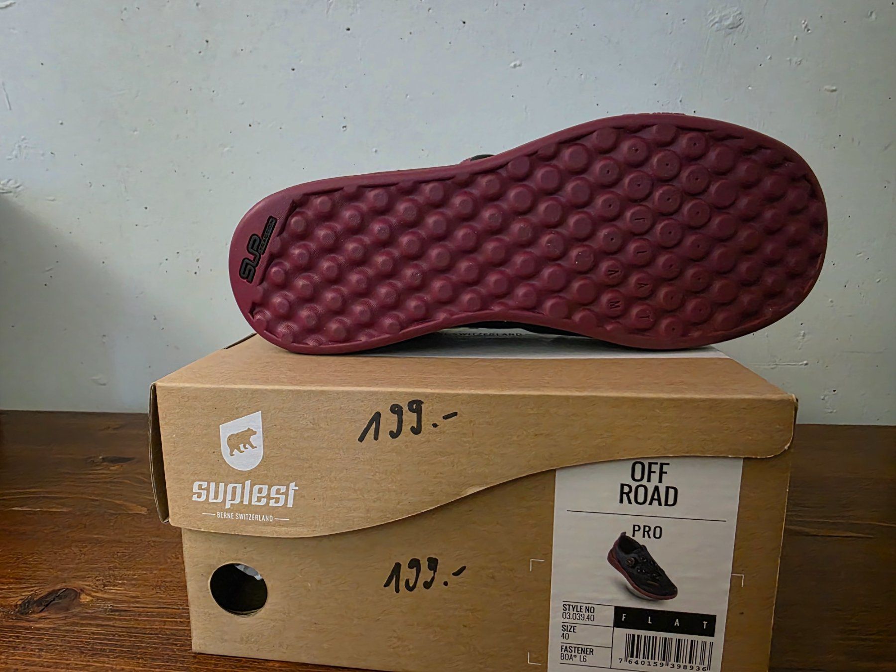 Suplest Scarpe da uomo: Suplest Off Road Pro Flat Gr. 40 - Neu – Nuovo e nell'imballaggio originale da Gelterkinden venduto da wer_b2f2 1