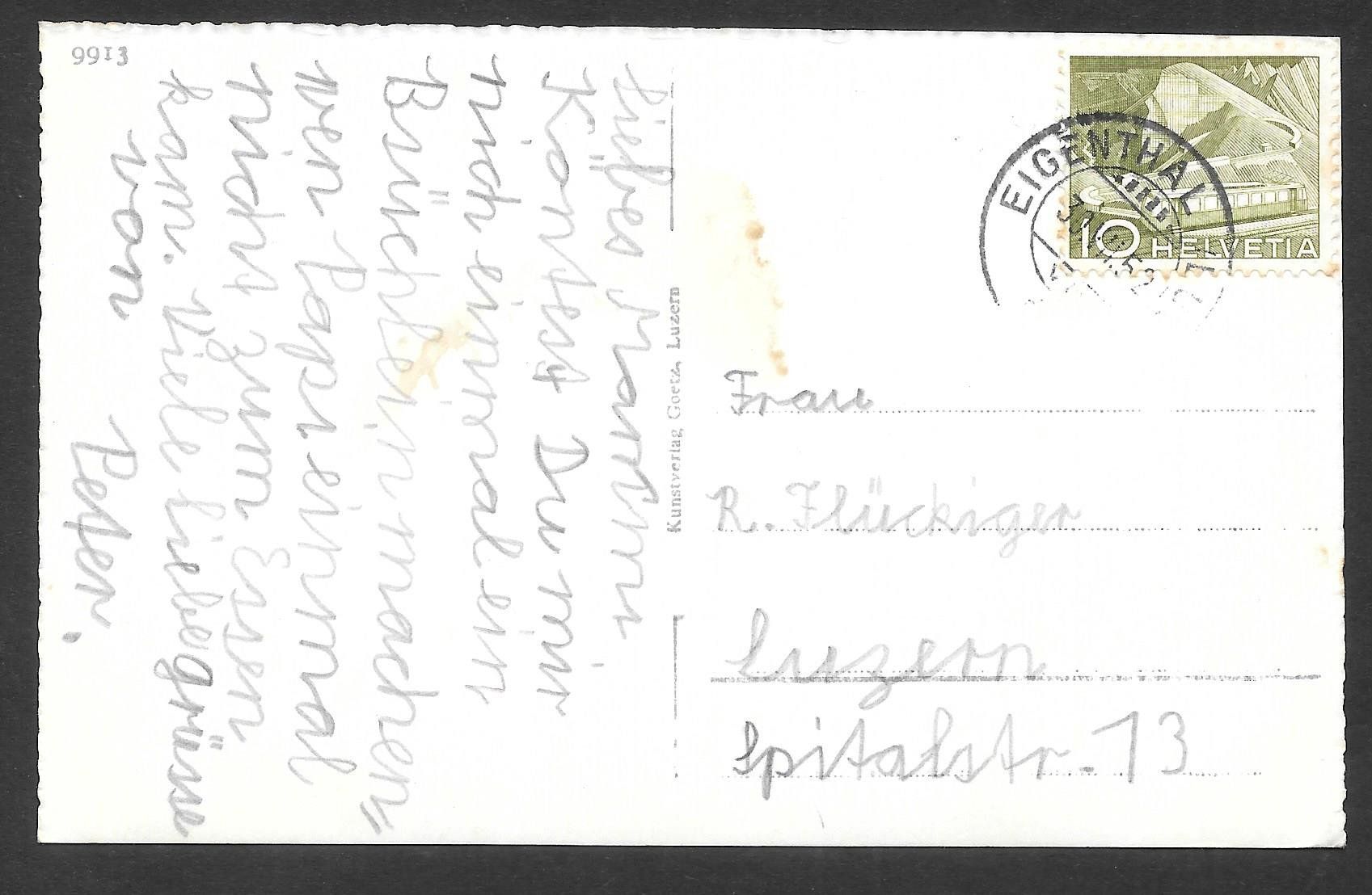 Cartoline postali: Eigenthal Militär - Kantonnement – Usato da Olten venduto da clotaldi 1