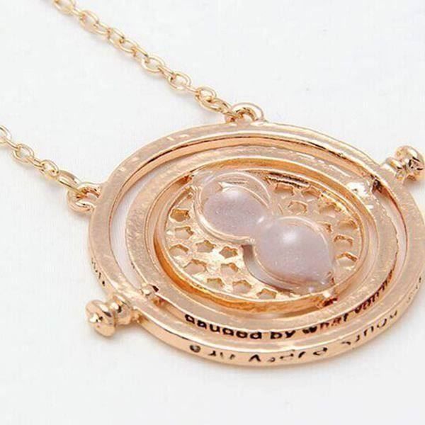 Harry Potter Hermines Zeitumkehrer Halskette – Offizieller Fanartikel, Goldfarben Aus Zinklegierung (Frauen Schmuck)