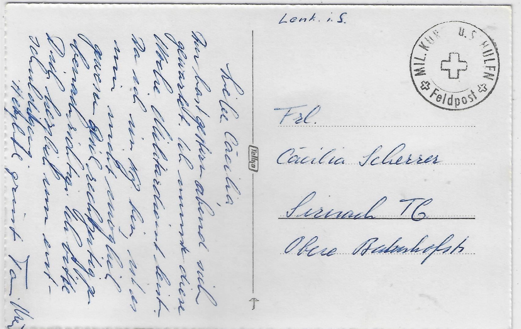 Cartes postales: Lenk - Generalansicht – Antique à Ettingen par Kartenplanet 1