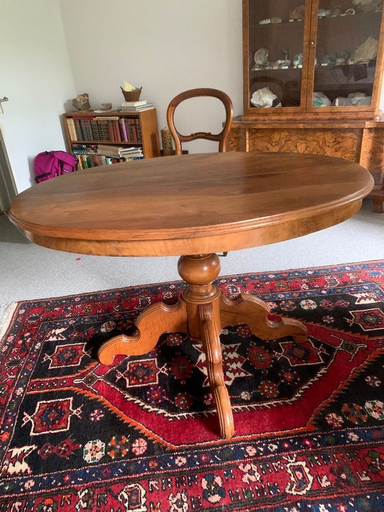 Tables: Tisch (Biedermeier-Stil) plus 4 Stühle – D'occasion à Riedern par hagm 2