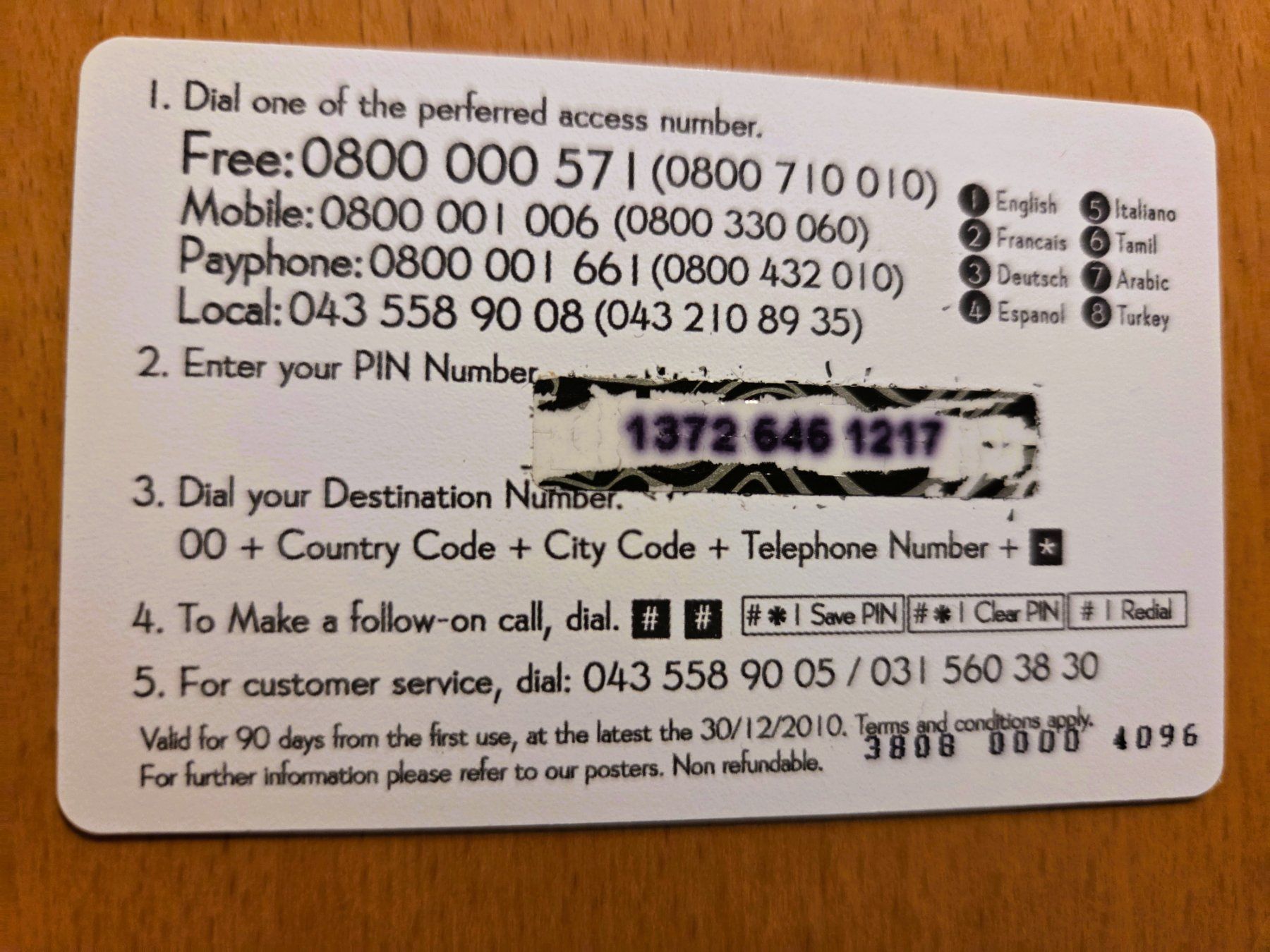 Schede telefoniche: PREPAID - SCHWEIZ – Usato da Brüttisellen venduto da Nighttrain 1