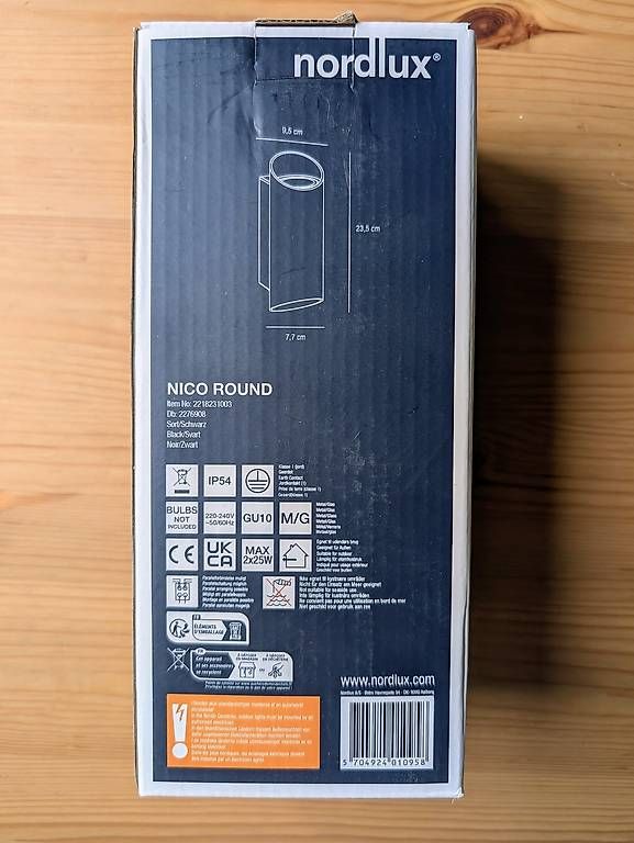 Lampade: Wandleuchte / Aussenlampe Nordlux – Nuovo e nell'imballaggio originale da Zürich venduto da Zildjiano 2
