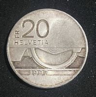 20 Fr. Silbermünze 1997 150 Jahre Schw. Bahnen