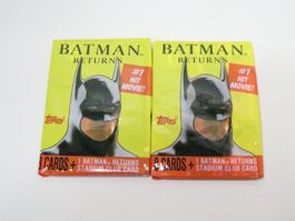 2 tüten  Sammelbilder Batman Returns 1991 Trading Cards