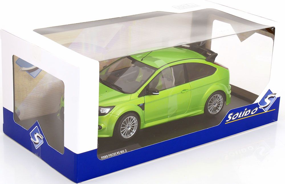 Ford Modellini d'auto: FORD FOCUS RS MK2 2009 HELLGRÜN 1:18 SOLIDO – Nuovo e nell'imballaggio originale da Suhr venduto da Moebelsiralfred 3