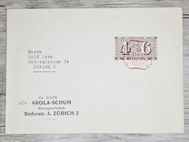 CL01 Enveloppe + Timbre Suisse 1948