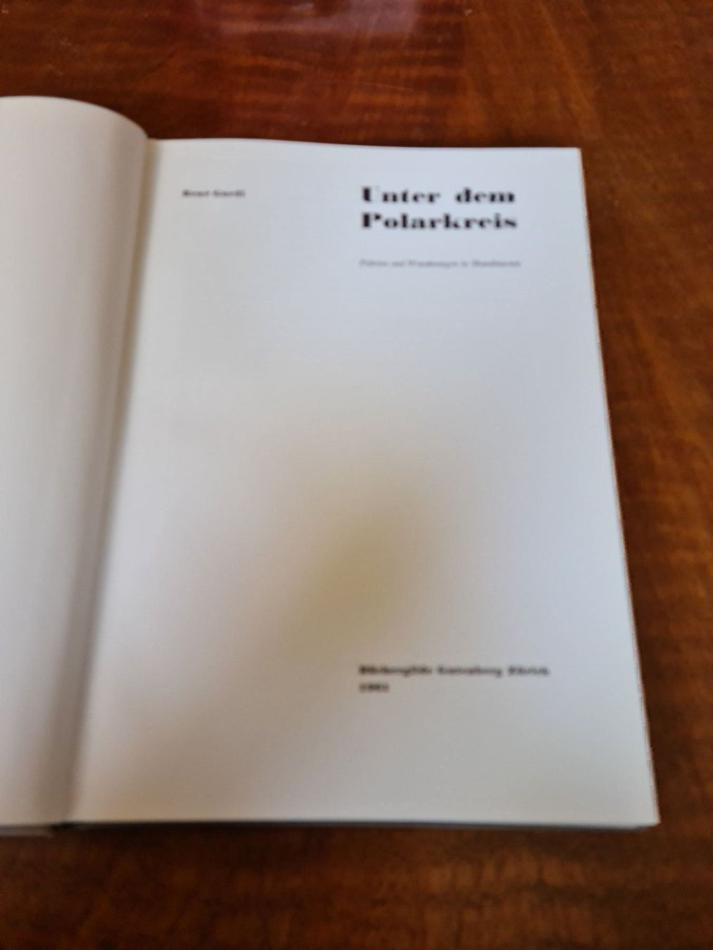 Bücher: Unter dem Polarkreis – Gebraucht aus Erstfeld von Uhu1980 1