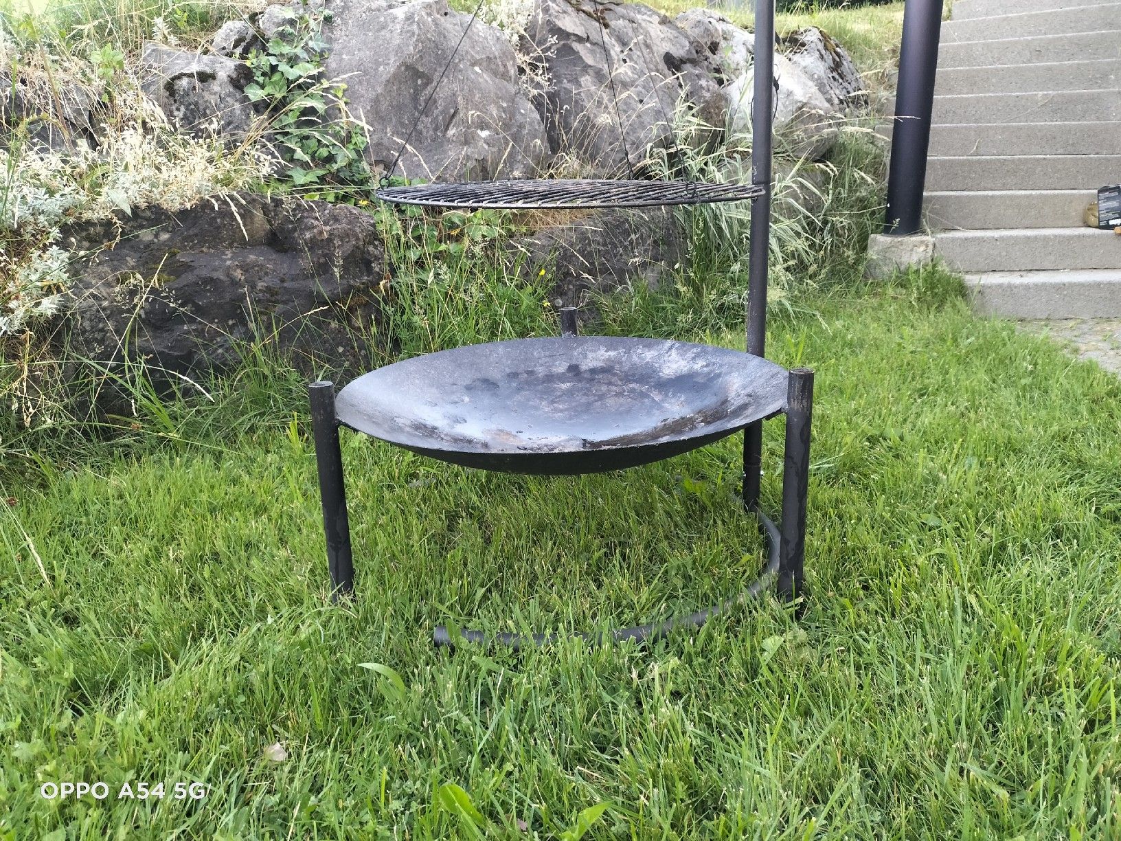 Feuerschale: Grillschale mit verstellbarem Grillrost – Gebraucht aus Schüpfheim von ult_5wg2 4