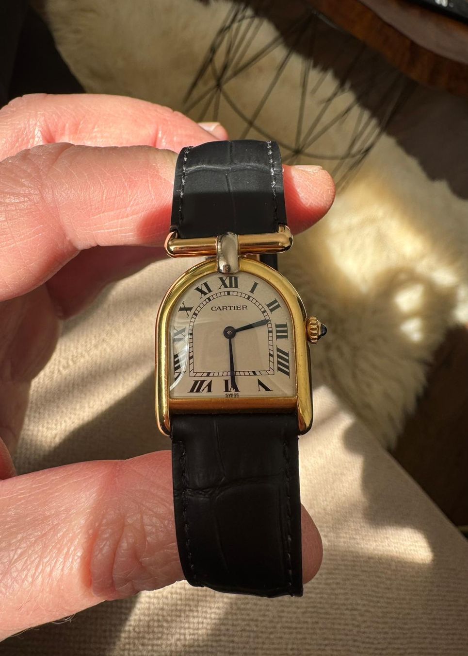 Cartier Orologi: Cartier  Cloche Calandre Trinity – Usato da Pully venduto da Draganjeff 3