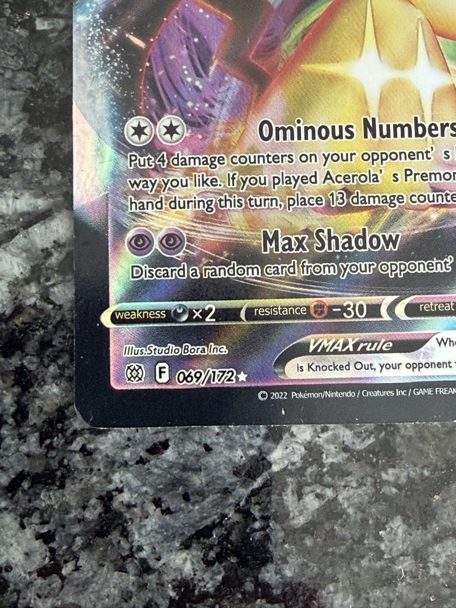 Pokémon Sammelbilder & Trading cards: Pokémon Mimikyu VMAX 069/172 – Gebraucht aus Liestal von arl_6tv7 1